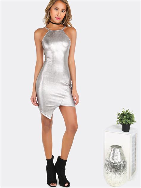 metal fabric dress|metallic dresses for women.